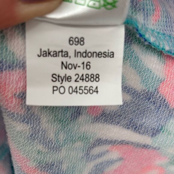 Lilly Pulitzer Pink and Blue Mini Skirt - Picture 8 of 11